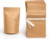 Пакеты крафт Zip-Lock 100 г. фото 1