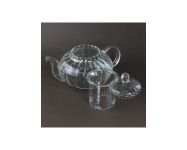 Чайник из жаропрочного стекла "Богема" c заварочной колбой, 600 мл. фото 4